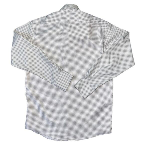 Michael Kors Geometric Print Boys Youth Button Down Dress Shirt 10R - Picture 5 of 6